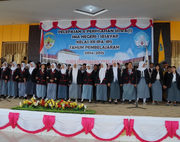 Perpisahan kelas XII Tahun 2015